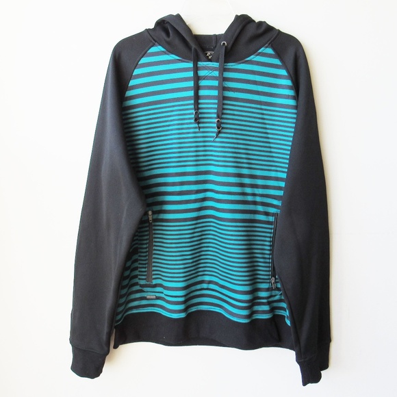 Empyre Other - Empyre Men's Striped Pullover Drawstring Hoodie